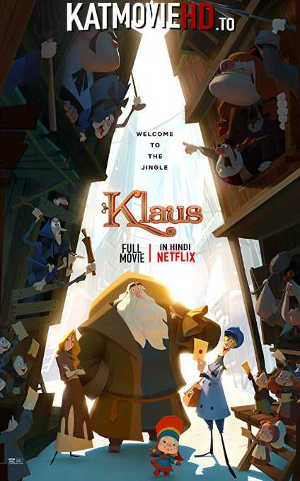 Klaus (2019) Hindi Web-DL 480p 720p Dual Audio [हिंदी DD 5.1 + English] Netflix