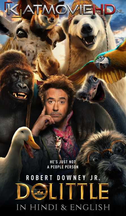 Dolittle (2020) Dual Audio [Hindi DD5.1 & English] BluRay 480p / 720p / 1080p x264 | [x265 HEVC ]